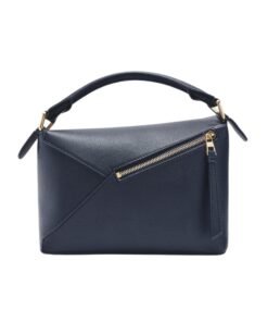 Kleine Puzzle-Tasche aus weichem, genarbtem Kalbsleder 16.5cm