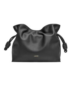 Clutch aus Nappa-Kalbsleder Schwarz 24.5cm