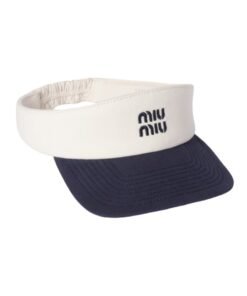 Drill Visor Kreidewei?/Blau