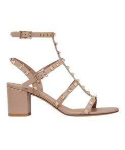 Rockstud Kalbsleder Fessel Puder 60cm