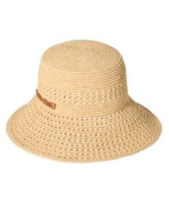 Raffia Hat Beige/Kognak