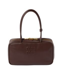 Heideholz Lederhand mit Henkel 17cm