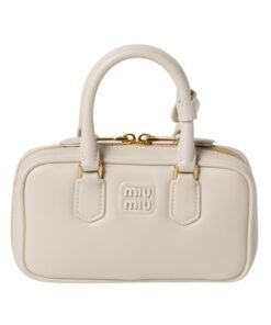 Arcadie-Leder-Mini Kreidewei? 10cm