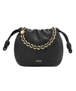 Mini Flamenco Tasche Schwarz 17cm