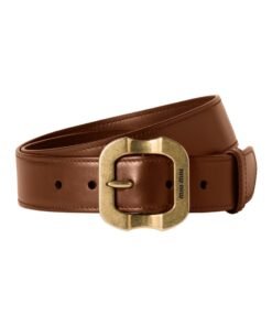 Leder Karamell  3.5cm