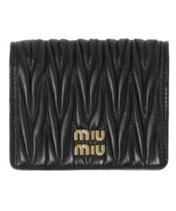 Kleine Matelass?-Nappa-Leder-Geldb?rse 11.2cm