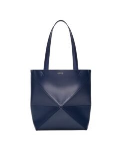 Mittelgro?e Puzzle Fold Tote Abyssblau 31.5cm