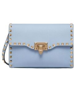 Kalbsleder Crossbody Azur 22.5cm