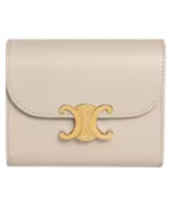 Kleine Klappe Triomphe aus gl?nzendem Kalbsleder 10.5cm