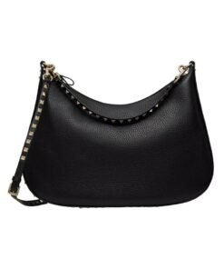 Rockstud Hobo Schwarz 36cm