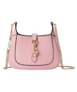 Mini-Tasche aus pinkem Pythonleder 19.5cm