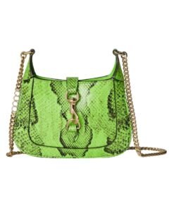 Mini-Tasche aus Pythonleder 19.5cm