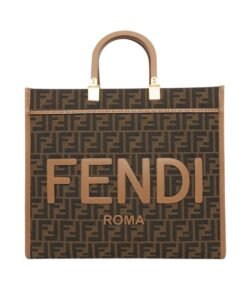 Braune  FF Stofftasche 22cm