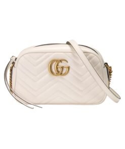 Kleine Marmont Schultertasche Wei? 24cm