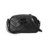 Kleine Marmont Schultertasche Chevron-Muster 24cm