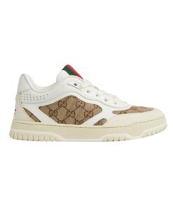 Wei?es Leder Re-WebTurnschuh