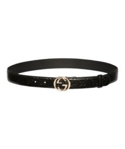 Ineinandergreifende G-Schnalle aus Leder 3cm