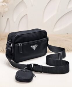 Alternative view of Re-Nylon and Saffiano Schwarz 21 cm