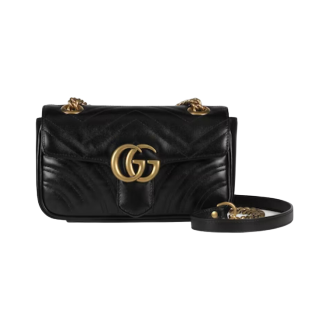 GG Marmont Schwarz/Gold 22 cm