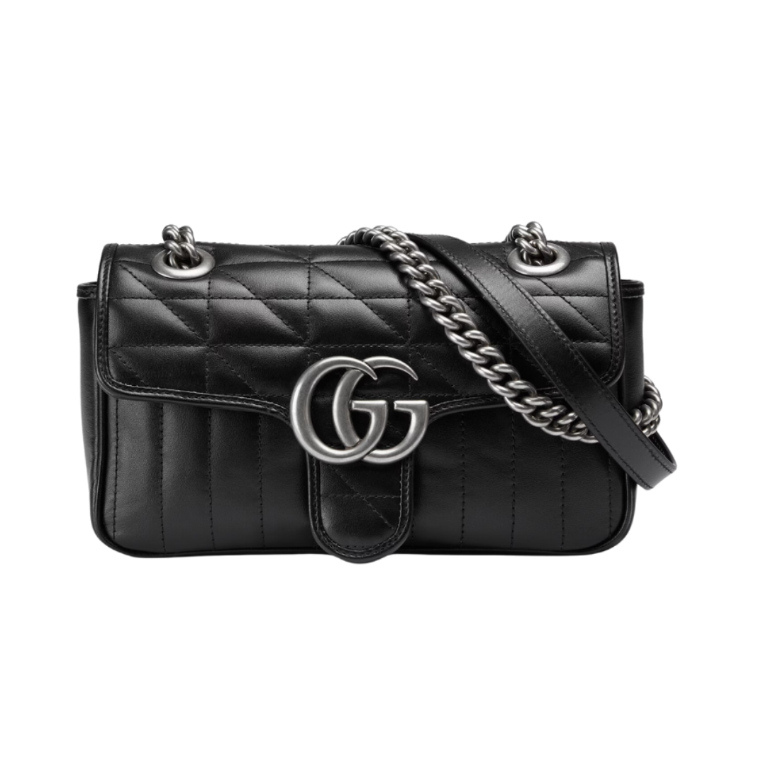 GG Marmont Schwarz/Silber 22 cm