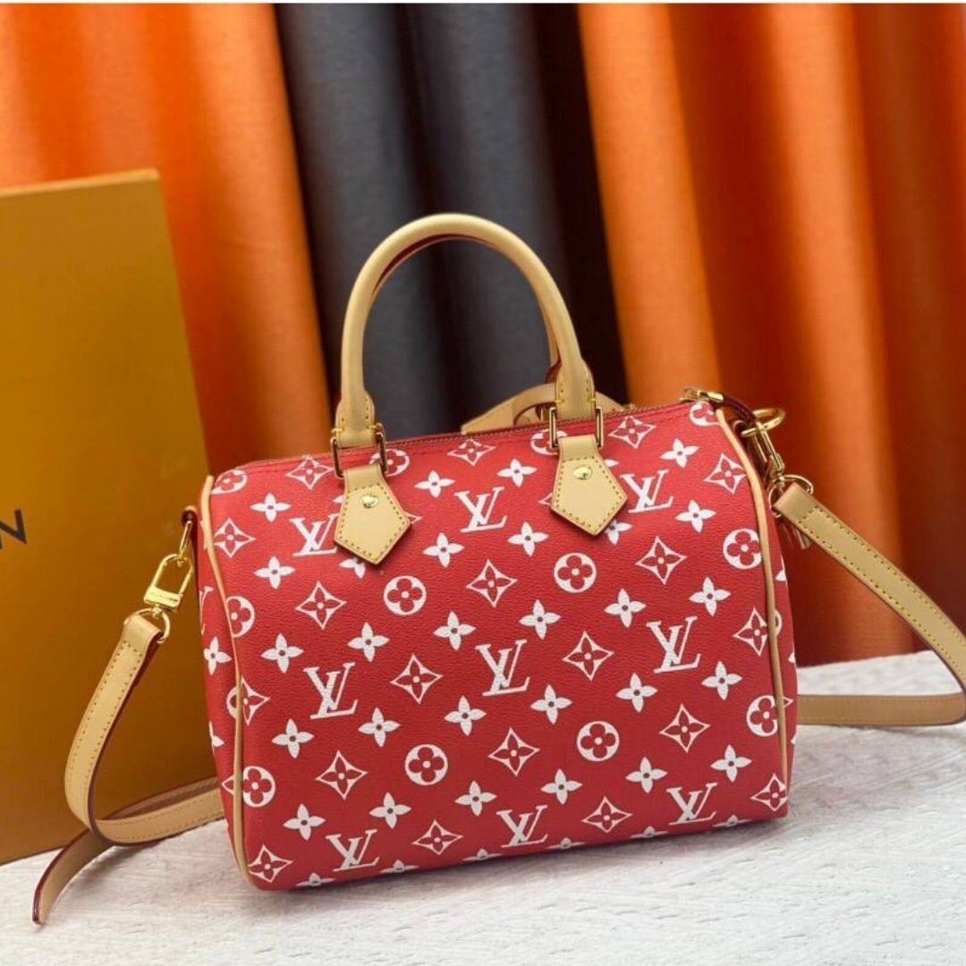 Speedy Monogram Rot 25 cm – Bild 4