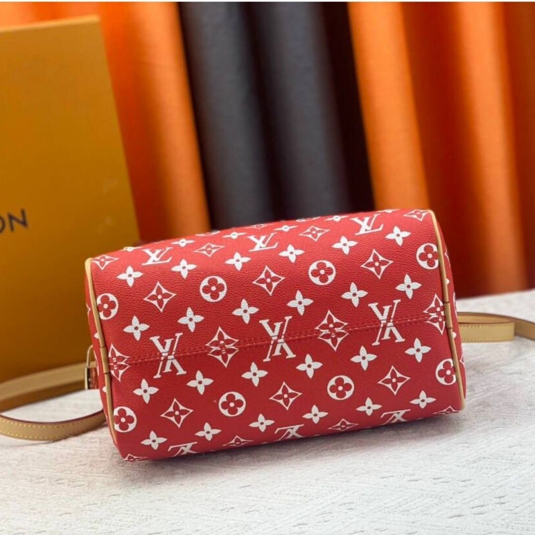 Speedy Monogram Rot 25 cm – Bild 2