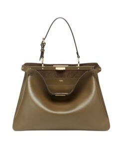 Alternative view of Gr?ne Ledertasche 28cm