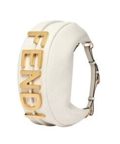 Alternative view of Wei?e Ledertasche  24.5cm