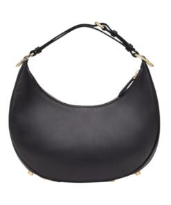 Alternative view of Schwarze Ledertasche  24.5cm