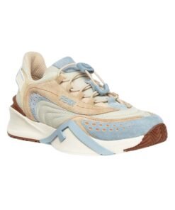 Alternative view of Low-Top-Sneaker aus Mesh-Material und Veloursleder in blau