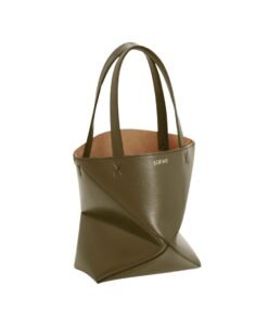 Alternative view of Mini Puzzle Fold Tote Dunkel Khakigr?n 20 cm