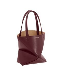 Alternative view of Mini Puzzle Fold Tote Dunkel Burgunder 20cm