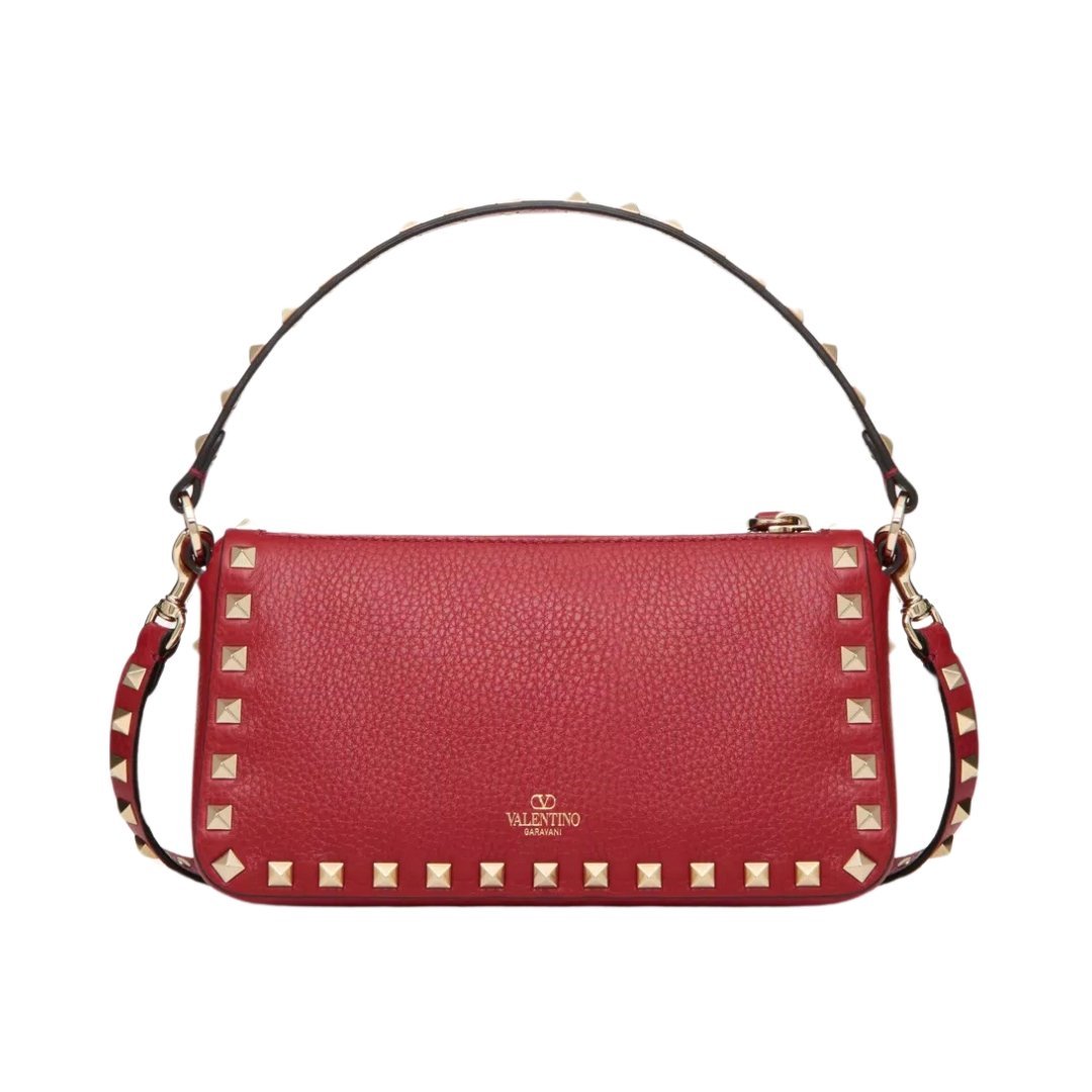 Kalbsleder Crossbody Rosso Valentino 19cm – Bild 2