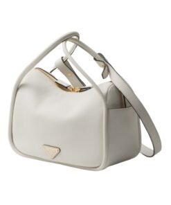 Alternative view of Lederhandtasche in Wei? 18cm