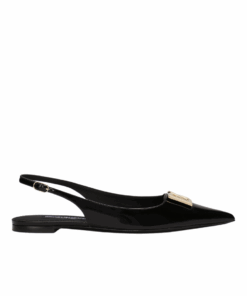 Poliertes Kalbsleder Slingbacks