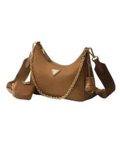 Alternative view of Re-Nylon-Tasche in Brandy 18cm