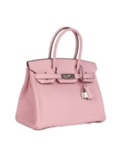 Alternative view of Rose Sakura Verso Ch?vre Palladium-Hardware 30cm