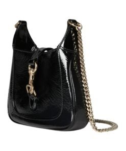 Alternative view of Jackie Notte Tasche aus schwarzem Lackleder 19.5cm
