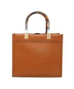 Alternative view of Braune Kalbsledertasche 22cm