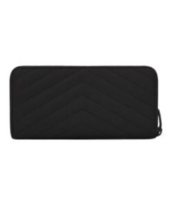 Alternative view of Cassandre matelassierte Zip-Around-Brieftasche aus Grain de Poudre Leder 19cm