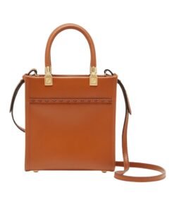 Alternative view of Mini braune Ledertasche 17.5cm