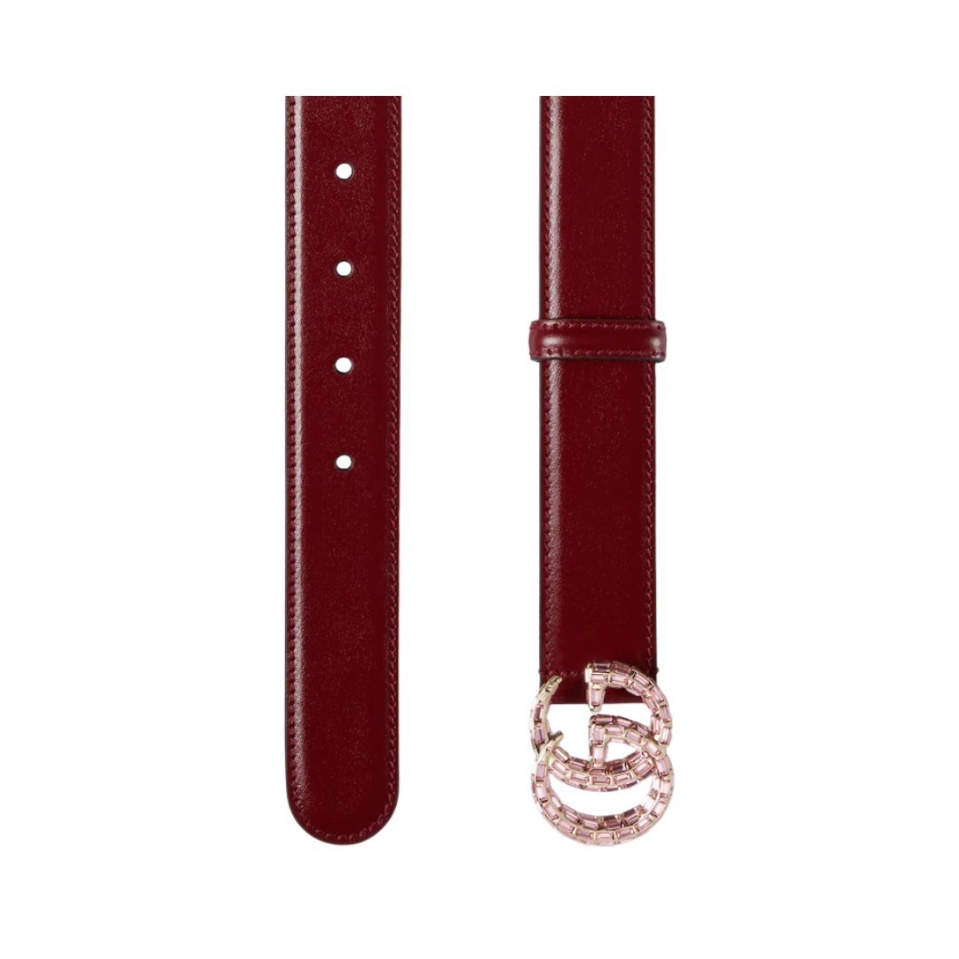 Kristall schmal Rot 3cm – Bild 2