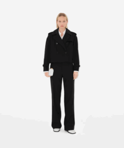 Alternative view of Trenchjacke Schwarz