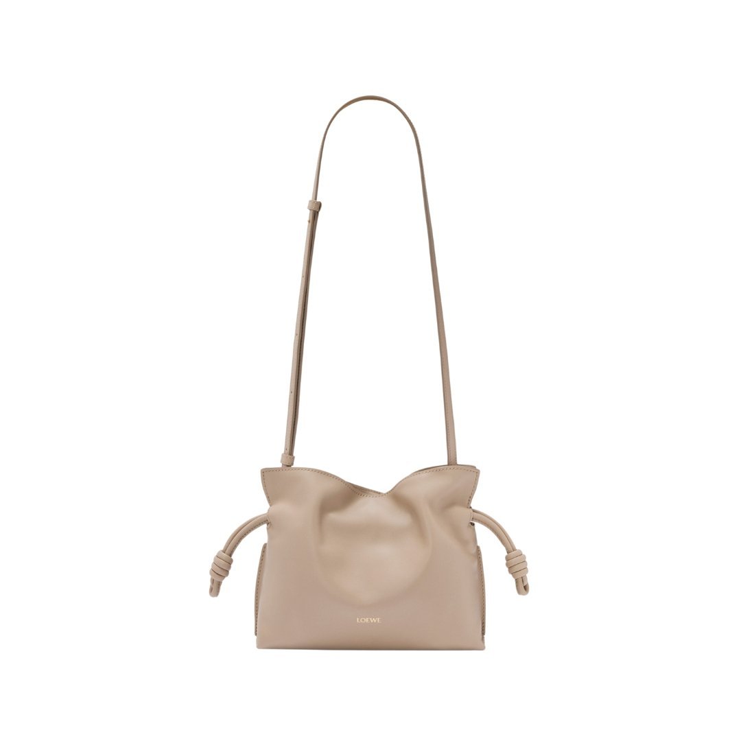 Clutch aus Nappaleder in Sandfarben 18cm – Bild 4