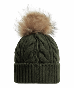 Alternative view of M?tze aus Wollmischung mit Pompon