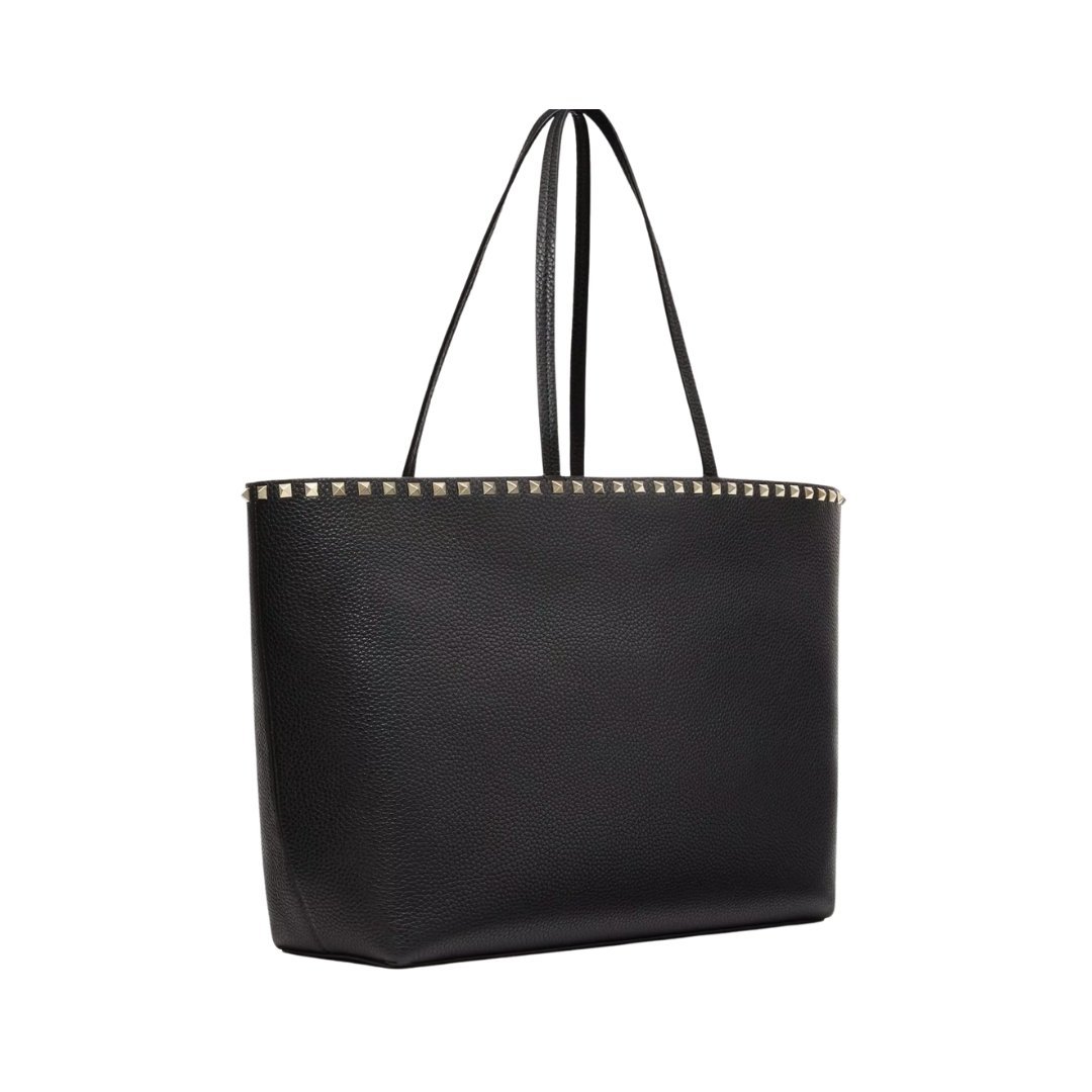 Kalbsleder Tote Schwarz 48cm – Bild 4