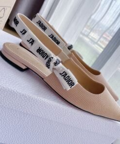 Alternative view of Slingback Flat Beige