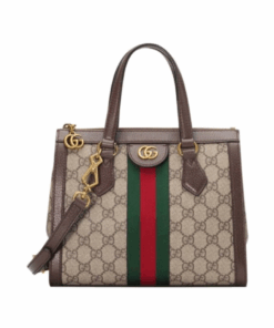 Ophidia GG Supreme Medium Tote Dark Coffee 24 cm