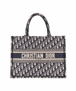 Book Tote Blau/Beige 36 cm