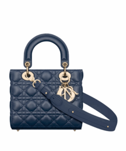 Cannage-Motief Diep Oceaanblauw 20cm